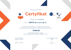 certyfikat GS1 
